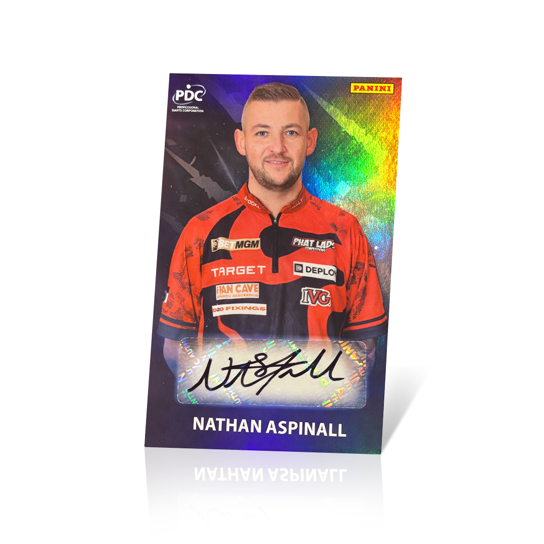 Nathan Aspinall Autographed Trading Card