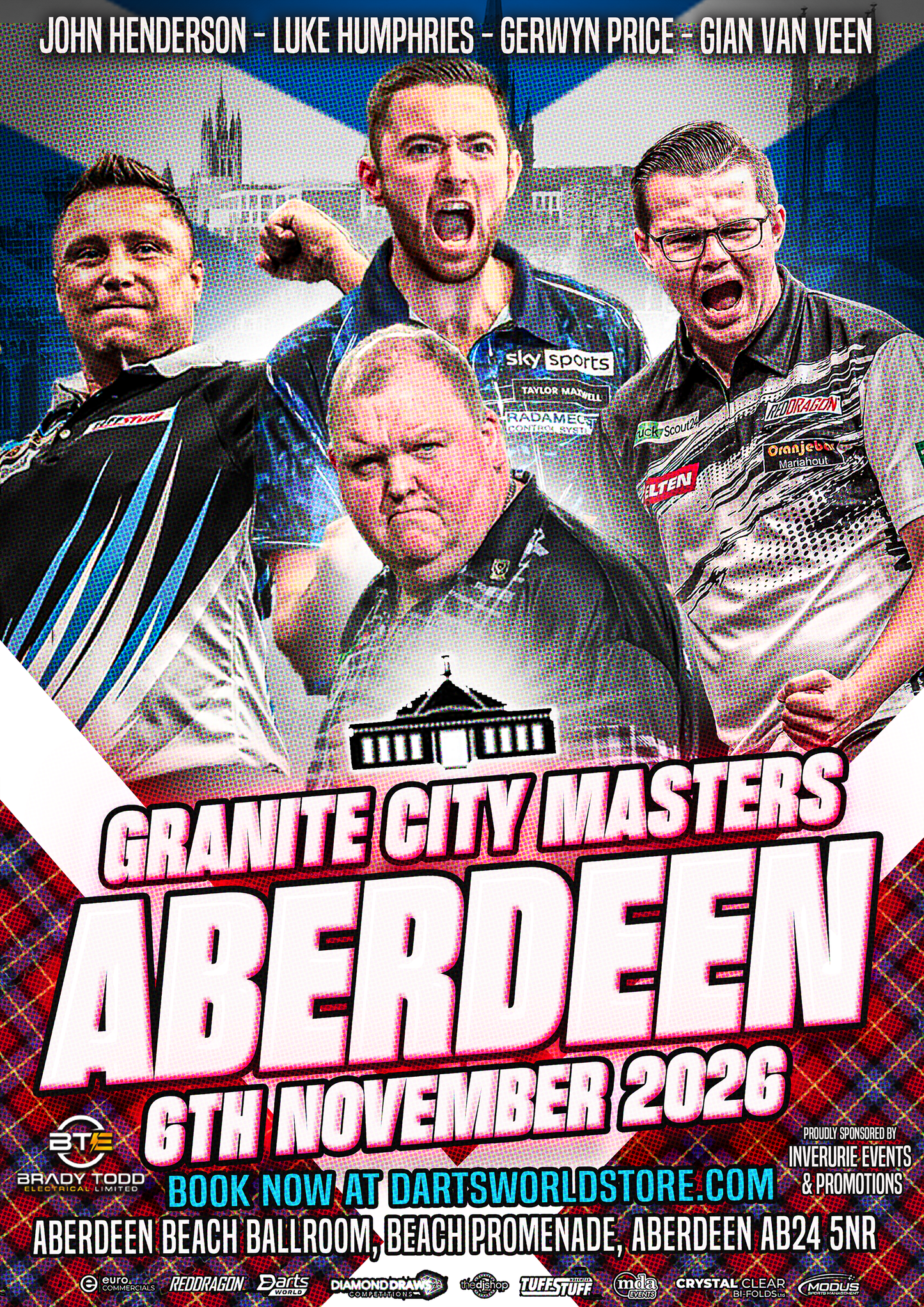 A Night at the Darts Aberdeen - 6th November 2026