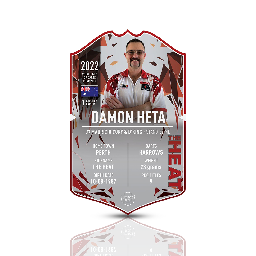 Damon Heta Signed Ultimate Card