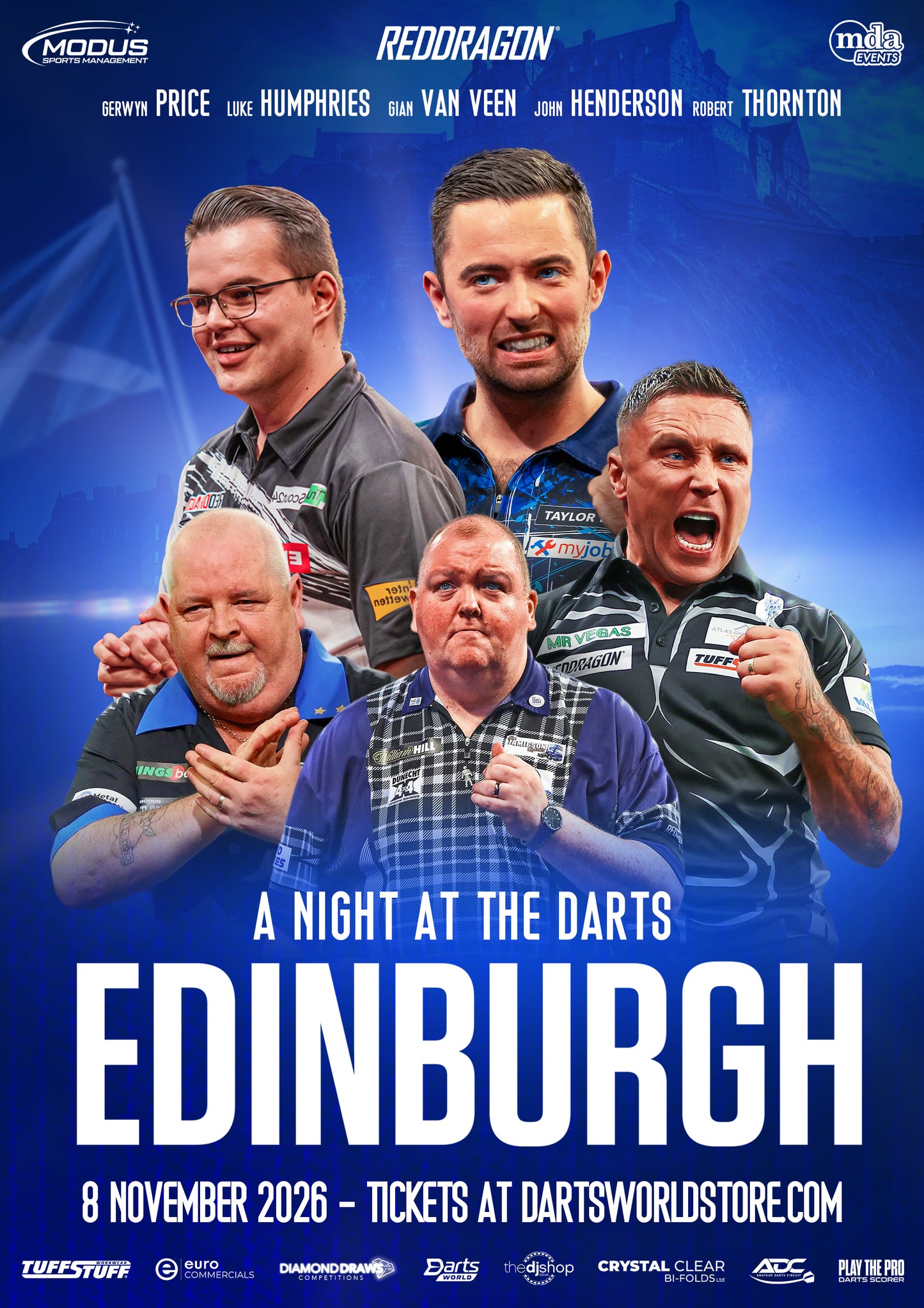 A Night at the Darts Edinburgh - 8th November 2026