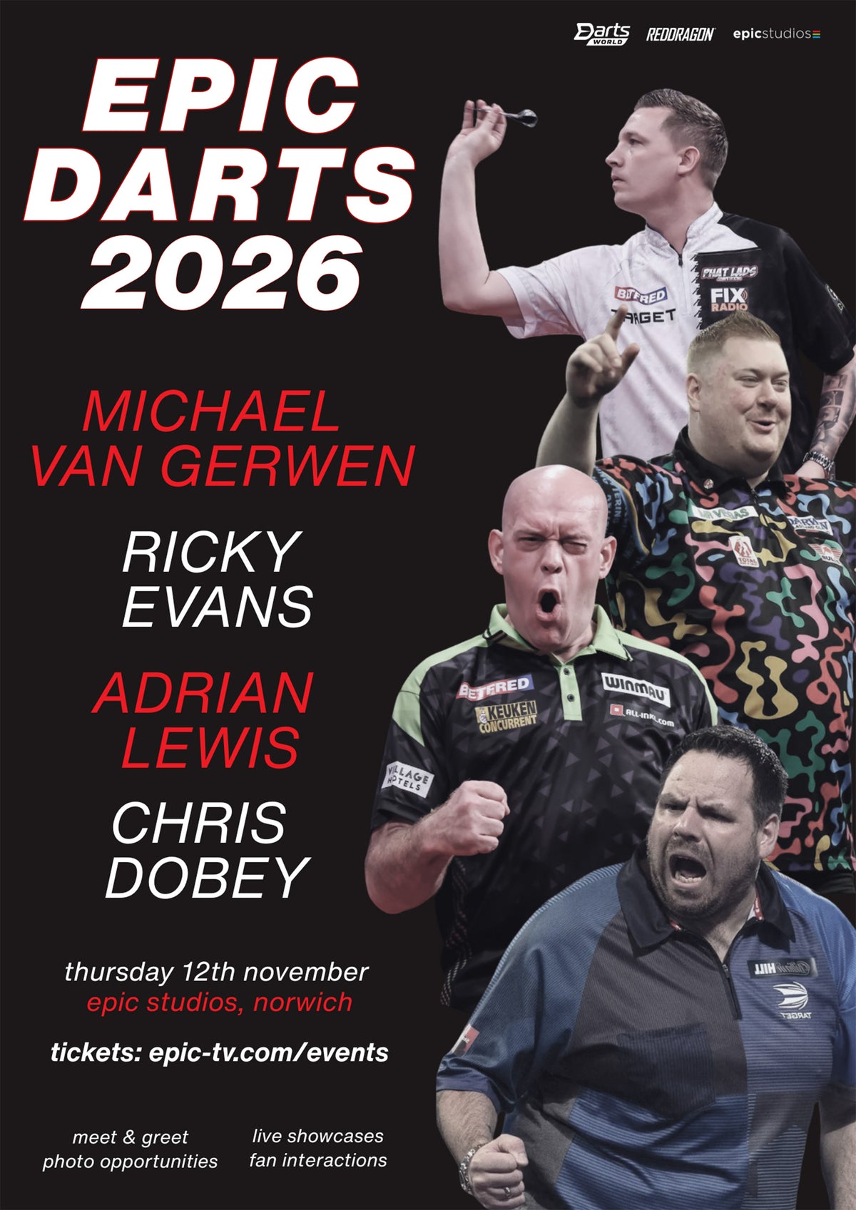 Epic Darts 2026 - 12th November 2026