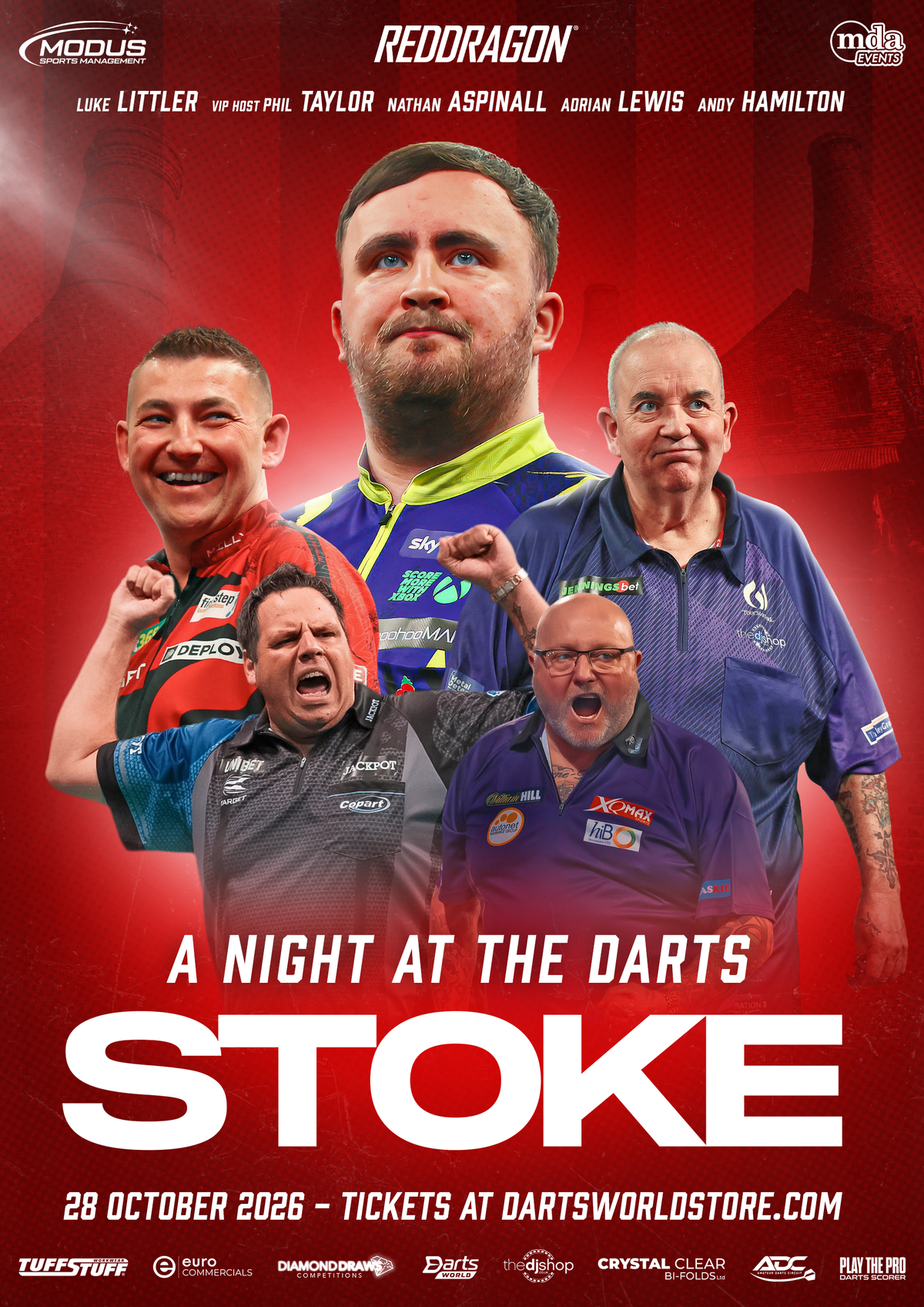 A Night at the Darts Stoke - 28th October 2026