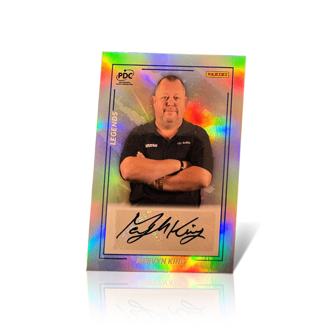 Mervyn King Autographed Legends Trading Card