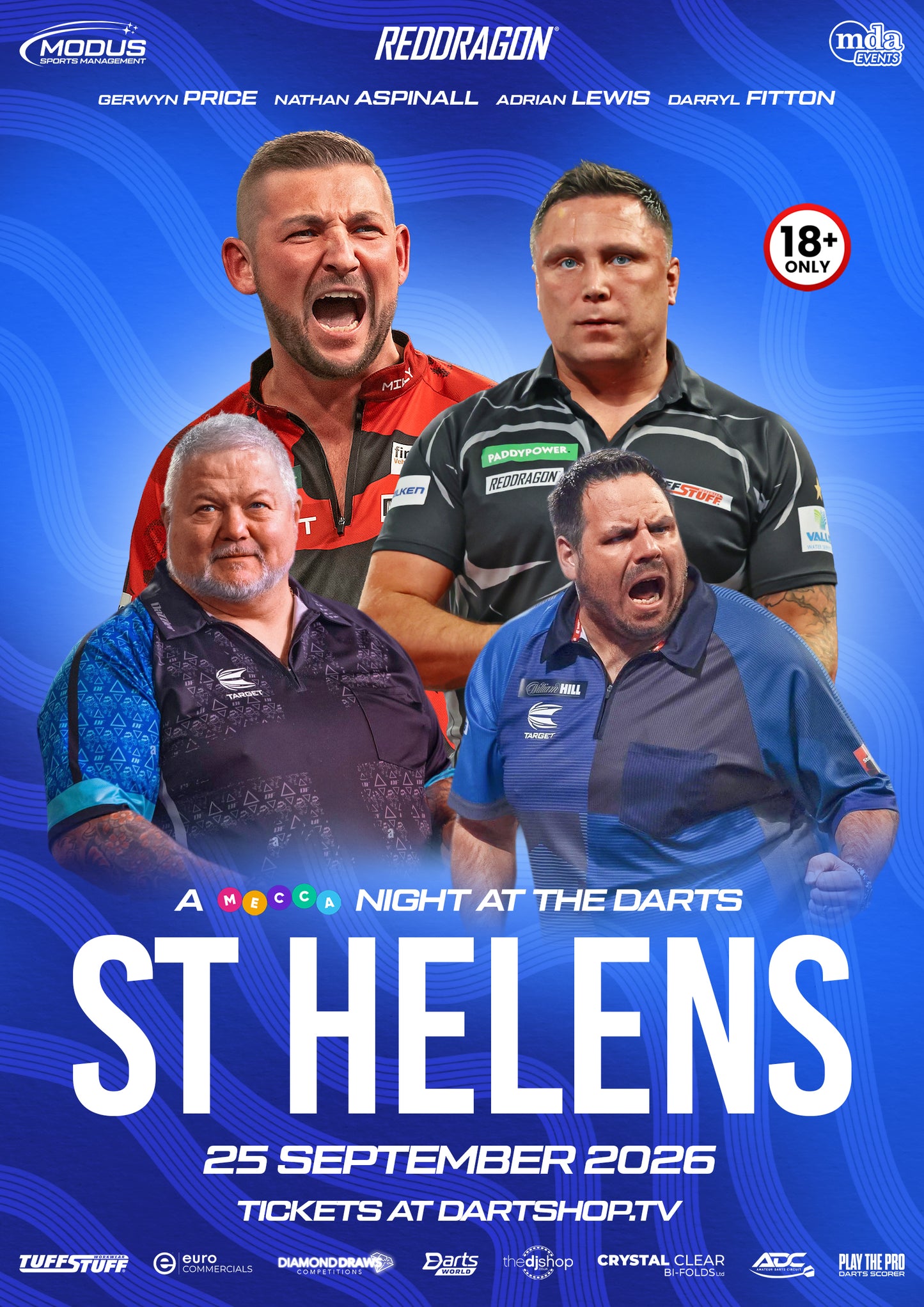 A Mecca Night at the Darts St Helens - 25th September 2026