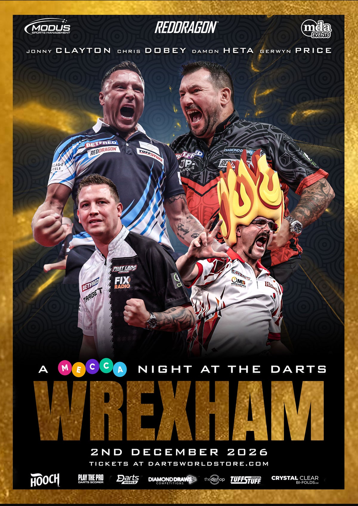 A Night at the Darts Wrexham - 2nd December 2026