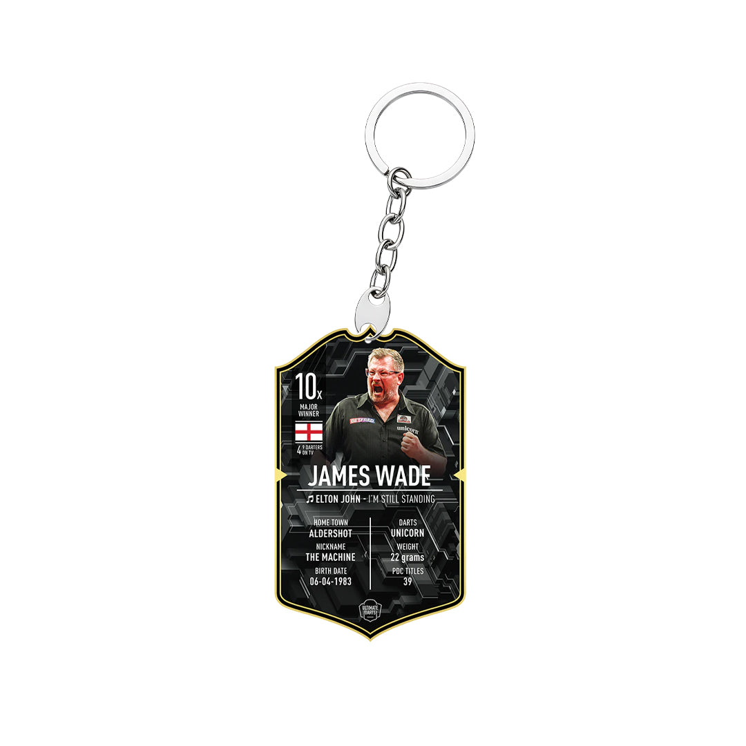 James Wade Ultimate Darts Keychain