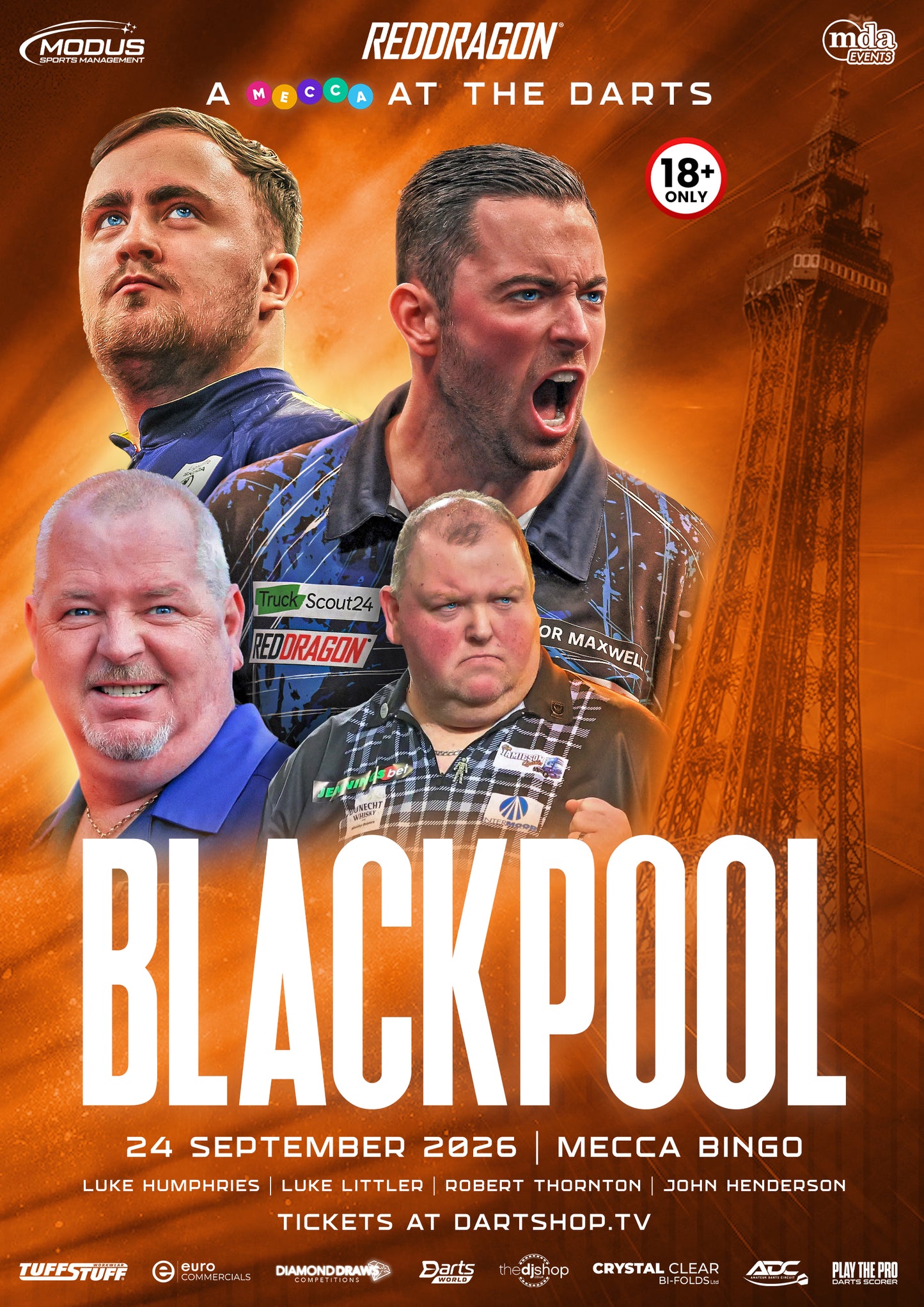 A Mecca Night at the Darts Blackpool - 24th September 2026