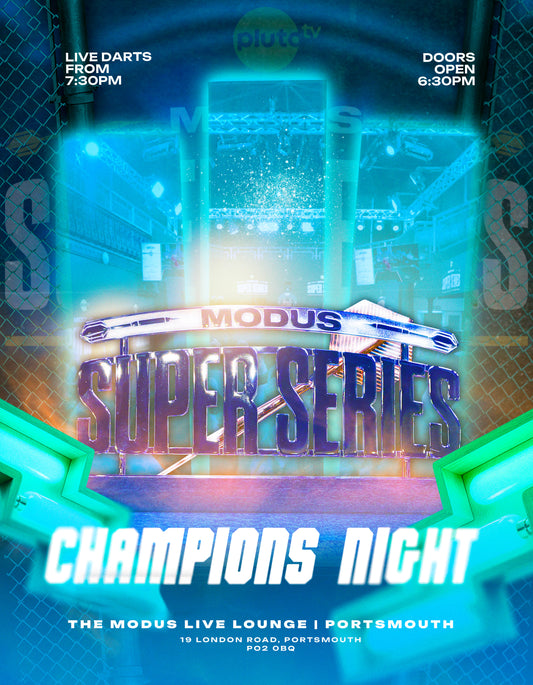 MODUS SUPER SERIES, SERIES 14 CHAMPIONS NIGHT: 25th July 2026
