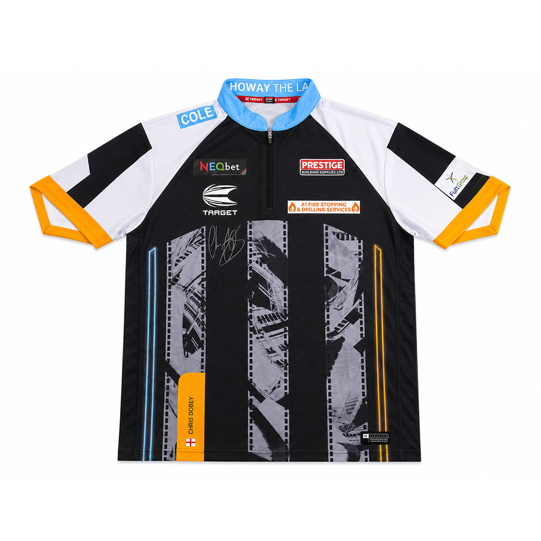 Chris Dobey 2024 European Tour Match Worn Signed Shirt