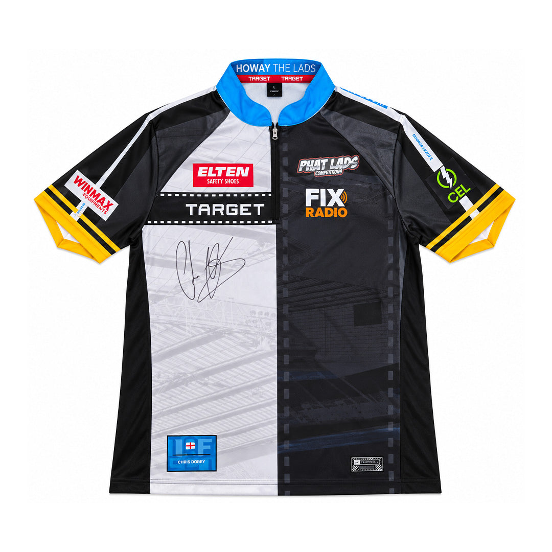 Chris Dobey – 2026 European Tour Match Worn Signed Shirt