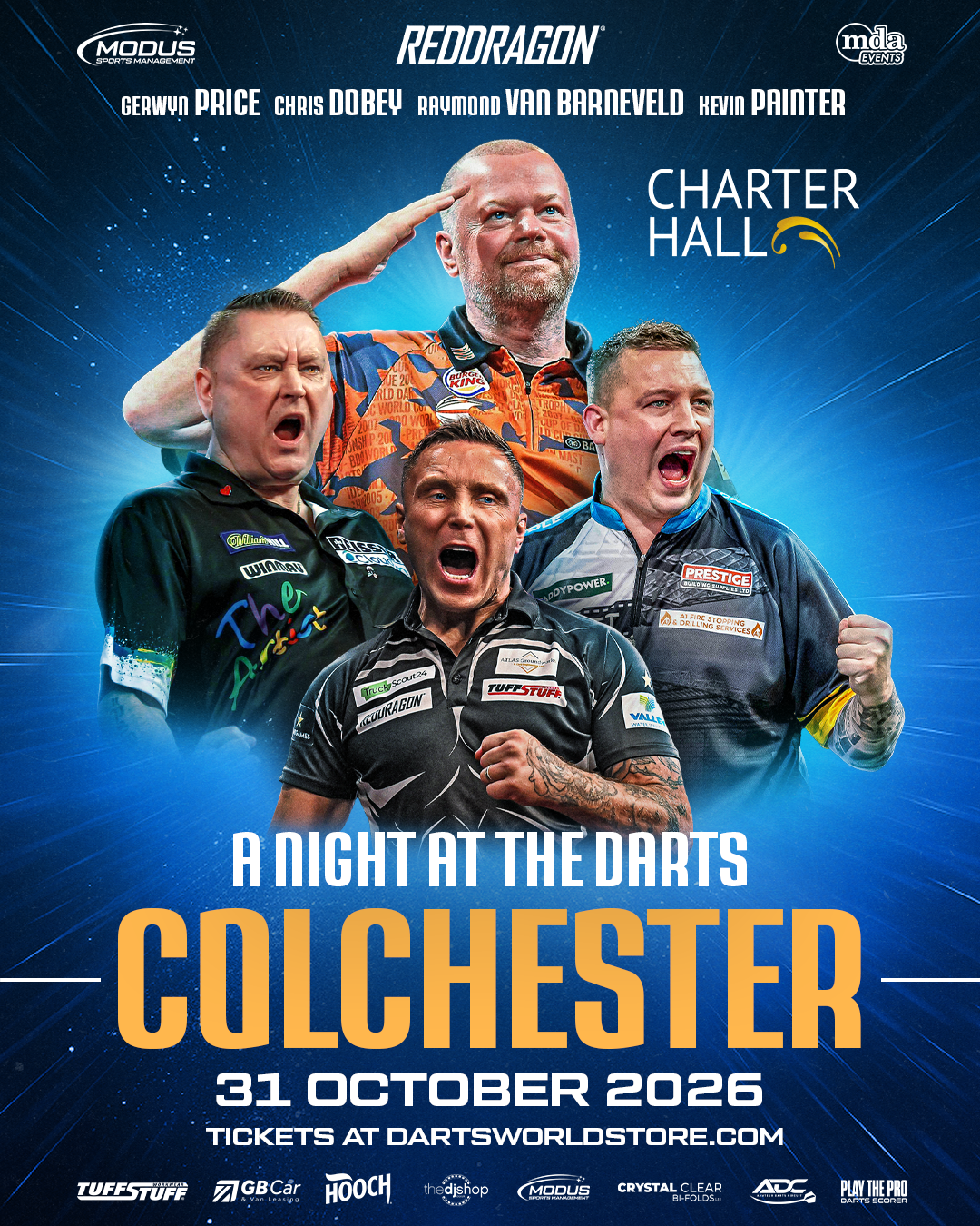 Sun Club A Night at the Darts Colchester - 31st October 2026