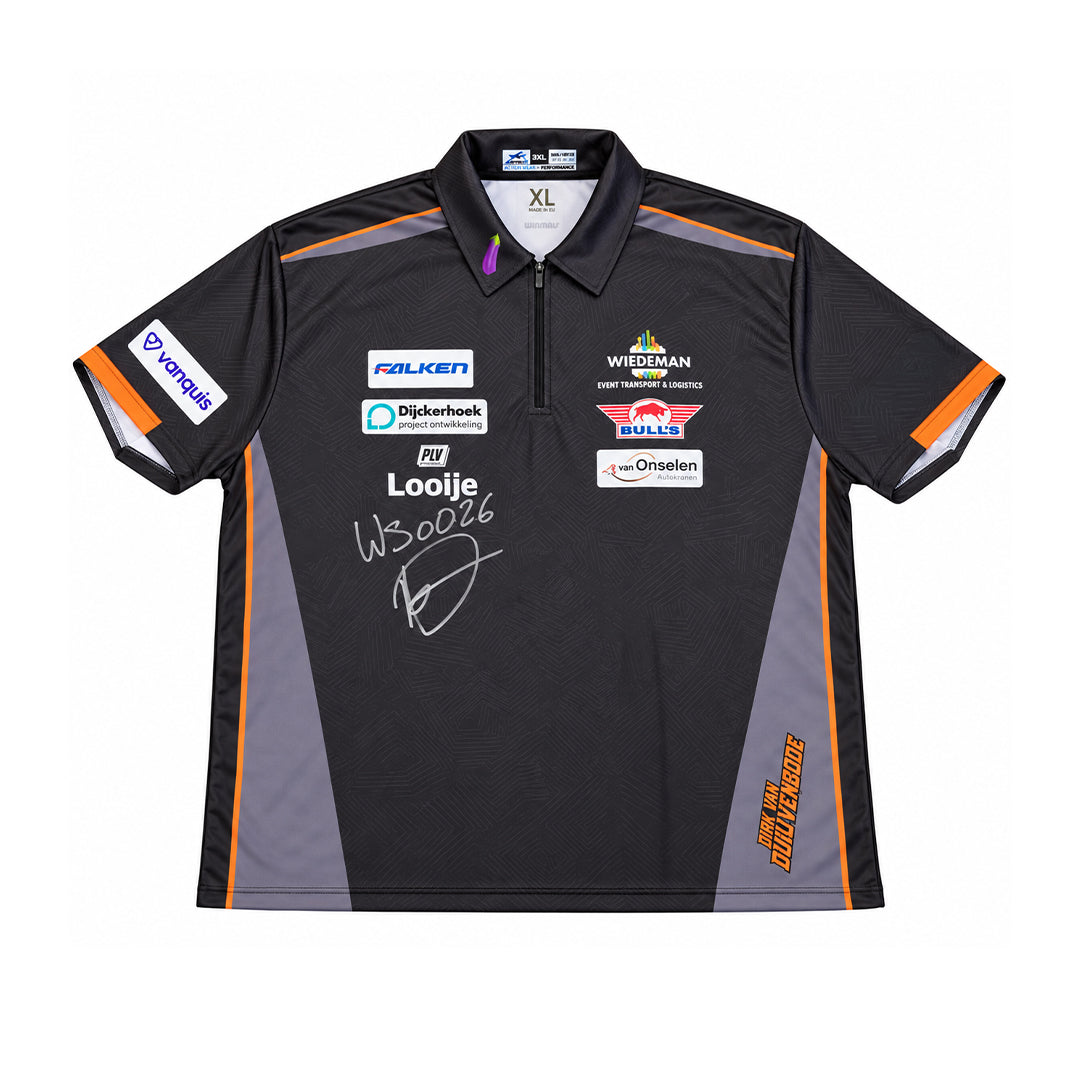 Dirk van Duijvenbode – Signed World Series of Darts Finals Media-Worn Shirt