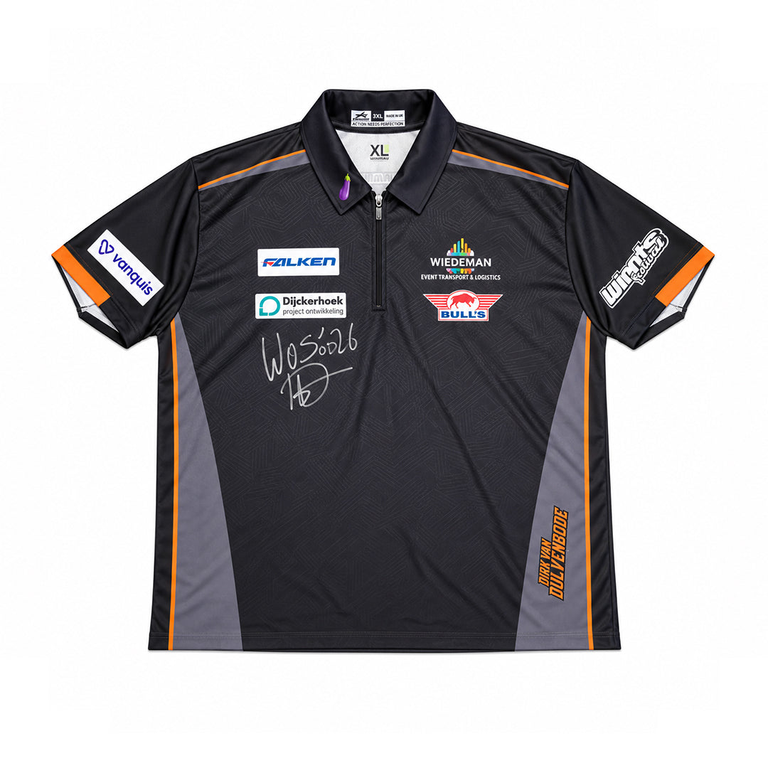 Dirk van Duijvenbode – Signed World Series of Darts Finals Match-Worn Shirt vs Gian van Veen