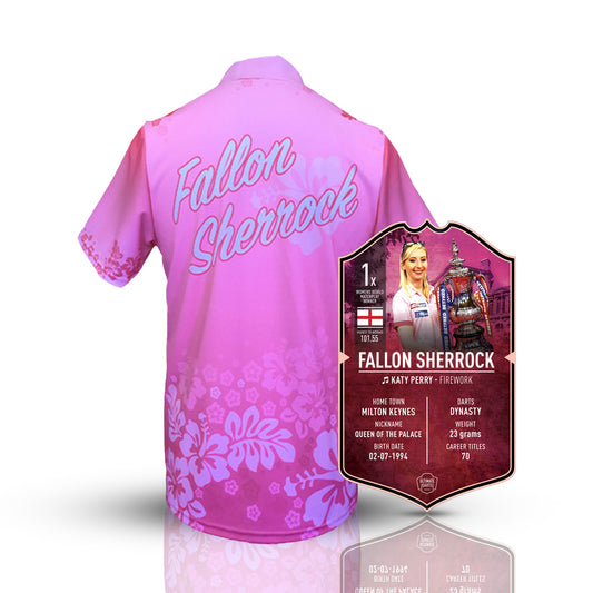 Fallon Sherrock Replica Shirt & Signed Ultimate Card Bundle