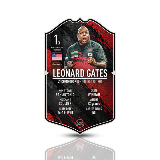 Leonard Gates Signed Ultimate Card