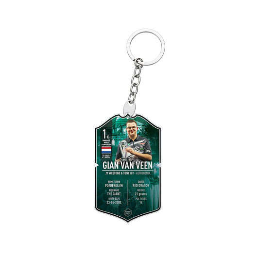 Gian van Veen Ultimate Darts Keychain