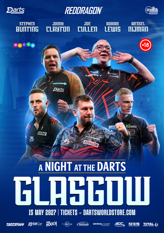 Sun Club A Night at the Darts Glasgow - 15th May 2027 - Two Tickets