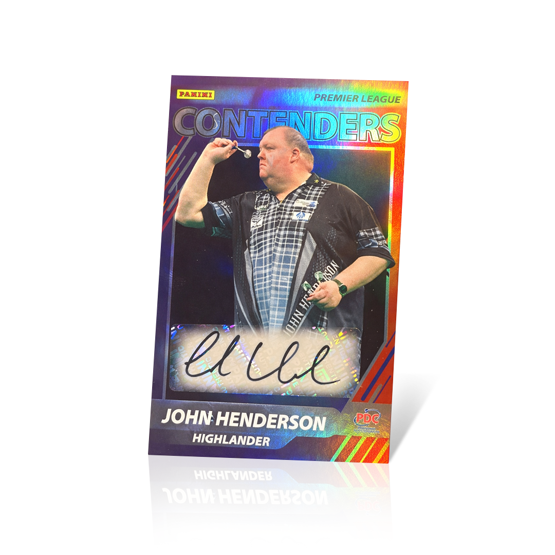 John Henderson Contenders Autographed Trading Card
