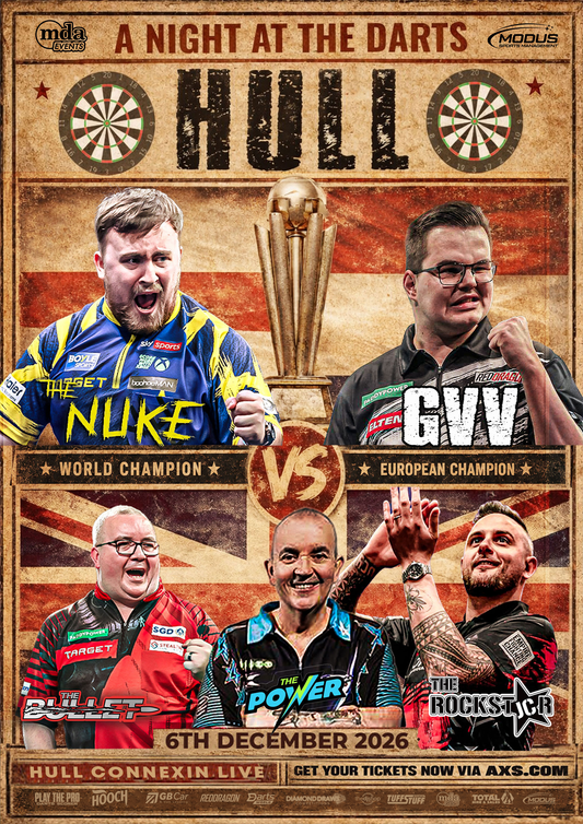 A Night at the Darts Hull - 6th December 2026