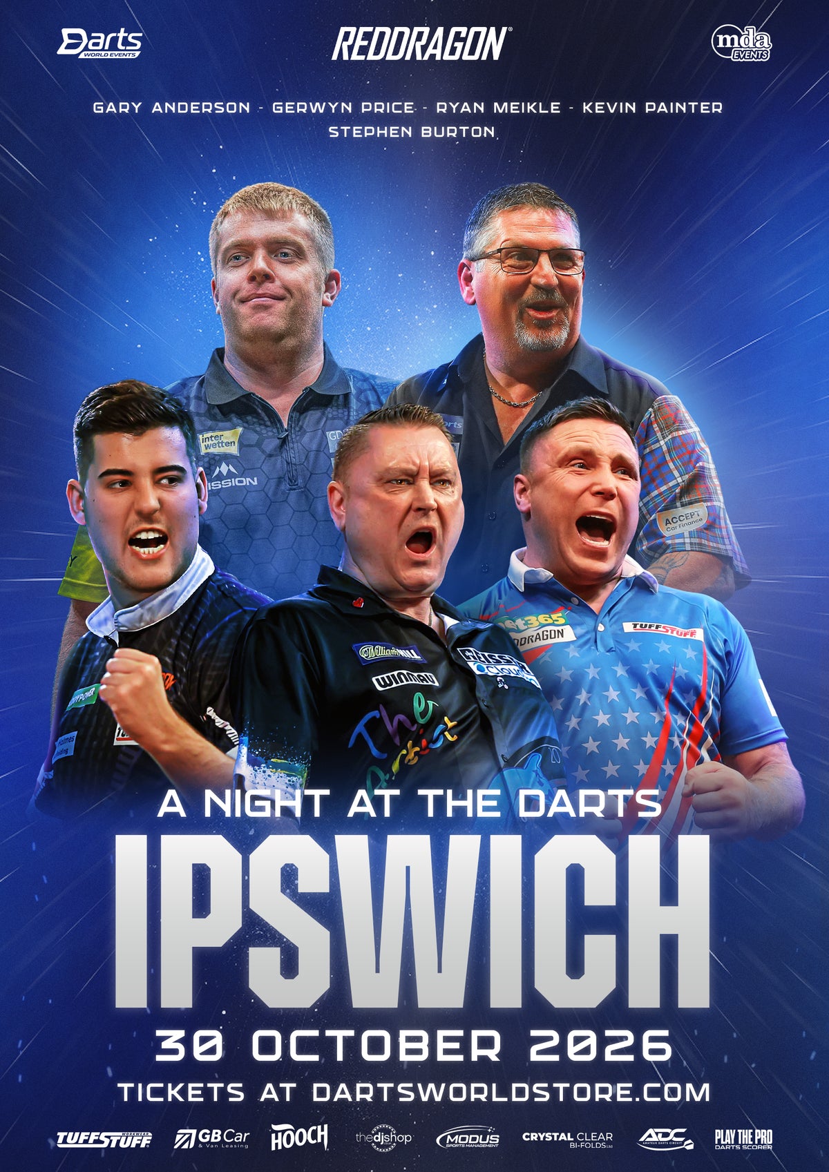 A Night at the Darts Ipswich - 30th October 2026