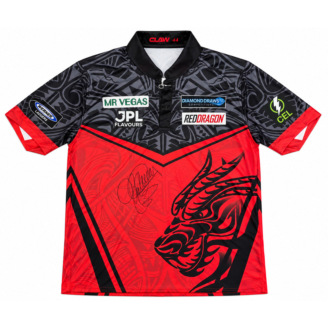 Jonny Clayton – 2026 Nordic Darts Masters Match Worn Signed Shirt