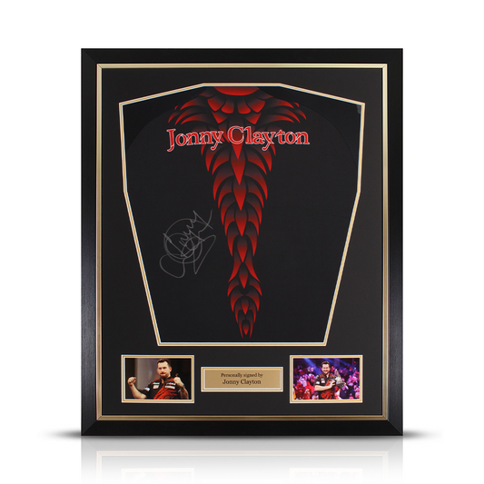 Jonny Clayton Signed Framed Shirt