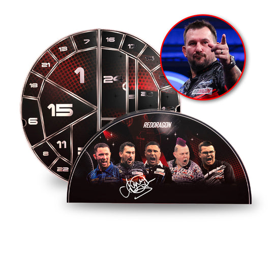 Red Dragon Darts Advent Calendar Signed By Jonny Clayton