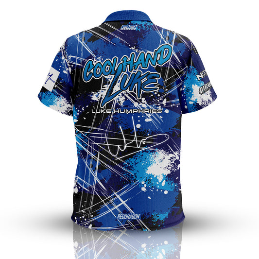 Luke Humphries World Champion Tour Polo Signed Shirt