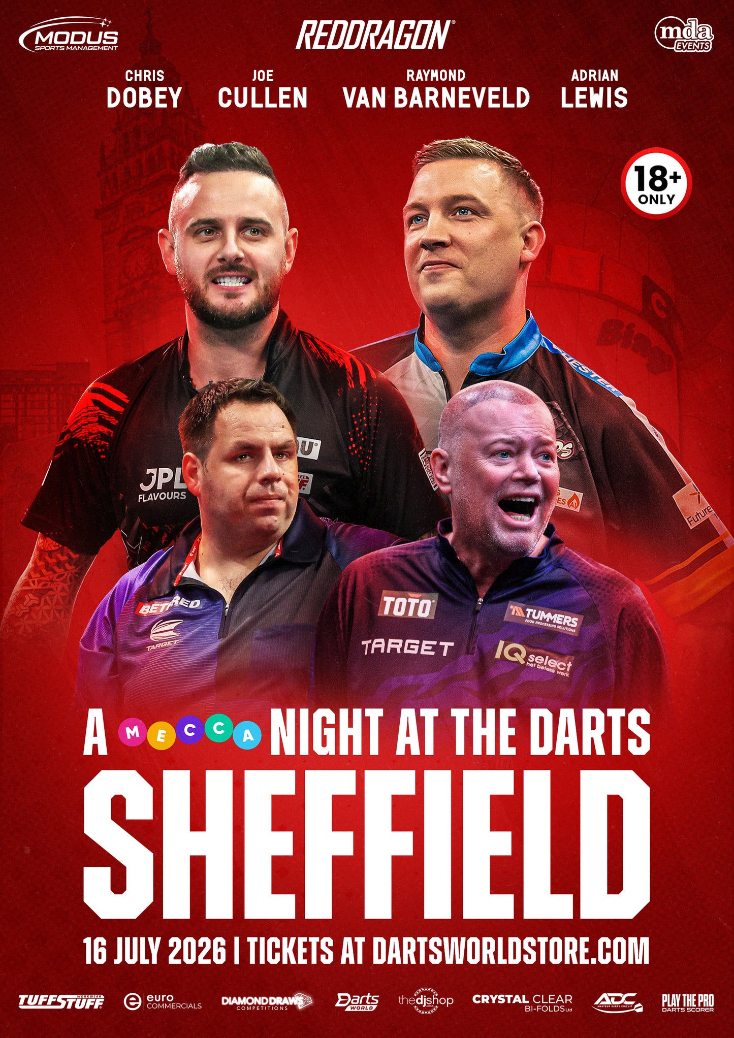 A Mecca Night at the Darts Sheffield - 16th July 2026