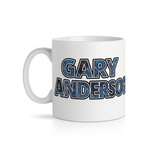 Gary Anderson Signed Mug
