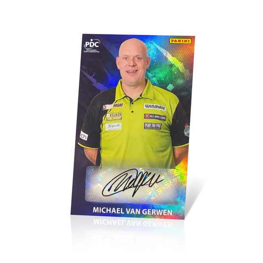 Michael van Gerwen Autographed Trading Card