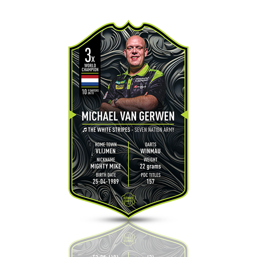 NEW: Michael van Gerwen Signed Ultimate Card