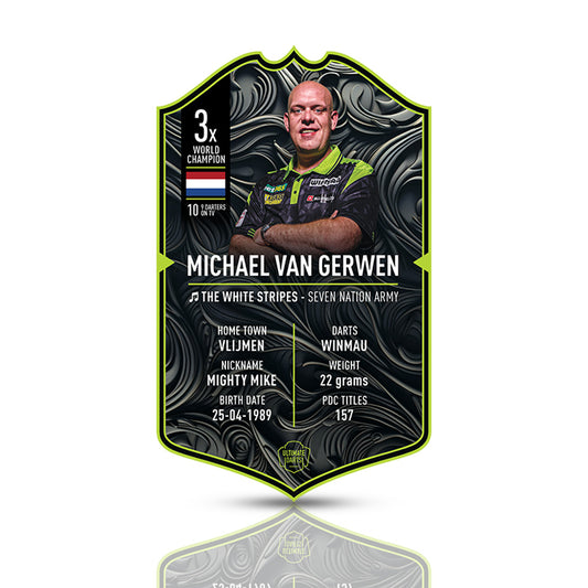 NEW: Michael van Gerwen Signed Ultimate Card