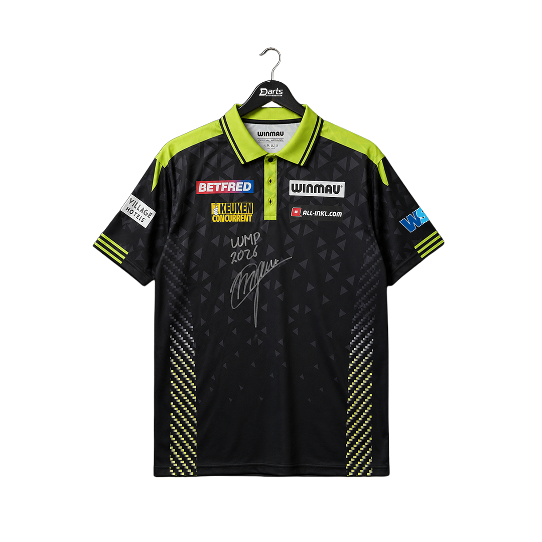 MVG WMP26 First Round Signed Match Shirt vs Andrew Guilding
