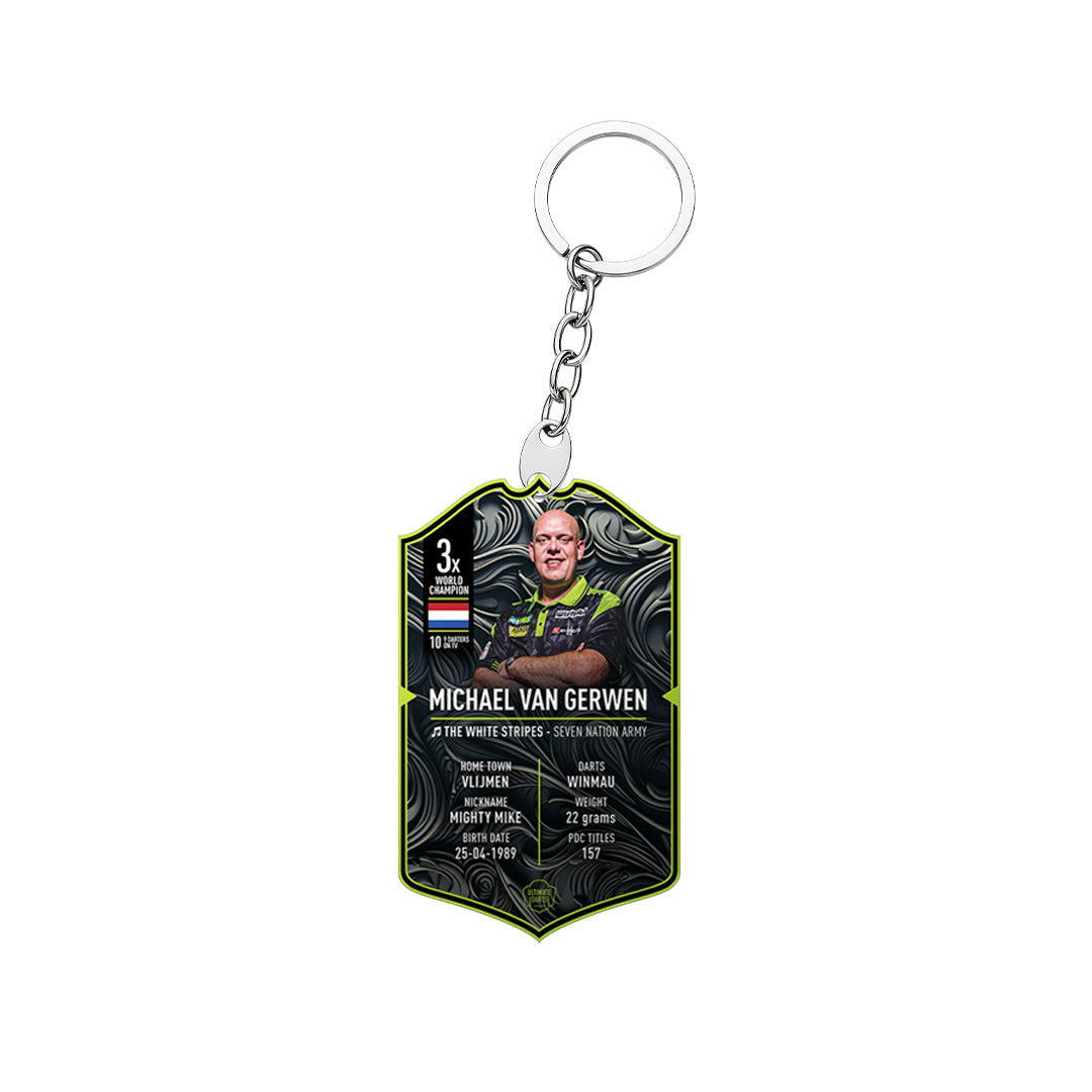 Michael van Gerwen Ultimate Darts Keychain