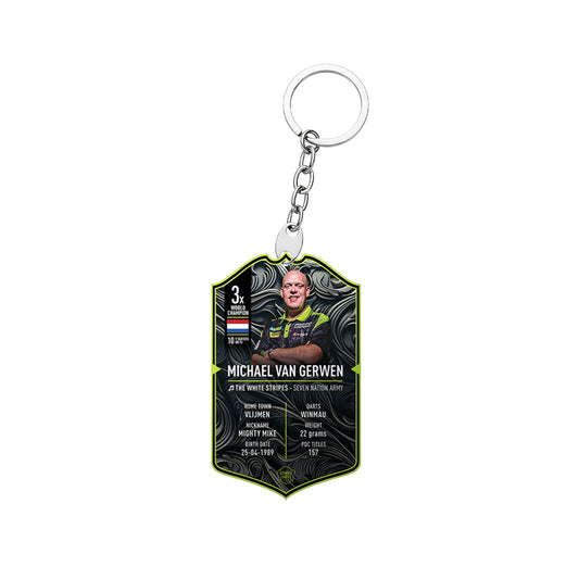 Michael van Gerwen Ultimate Darts Keychain