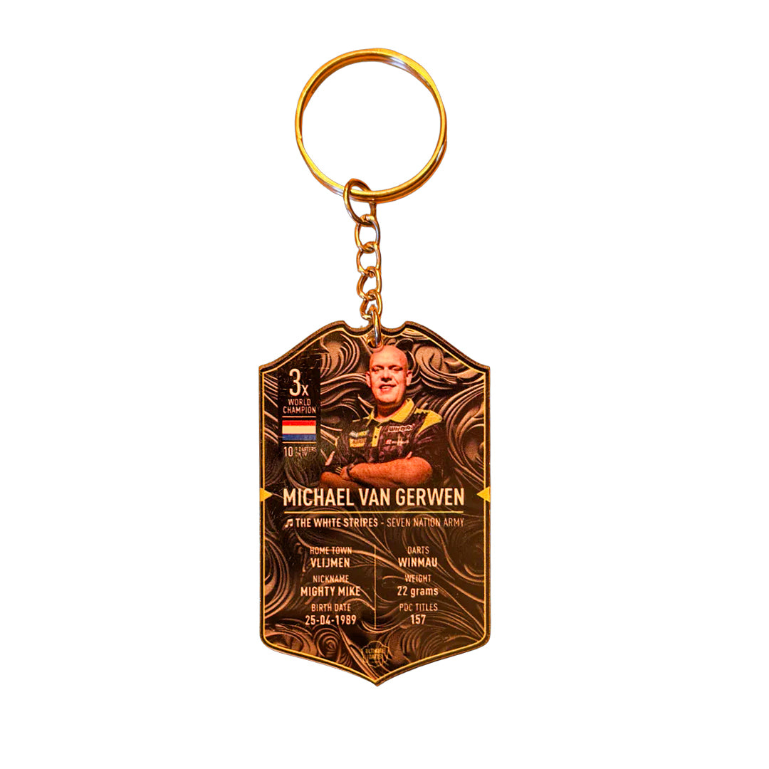 Michael van Gerwen Ultimate Darts Keychain