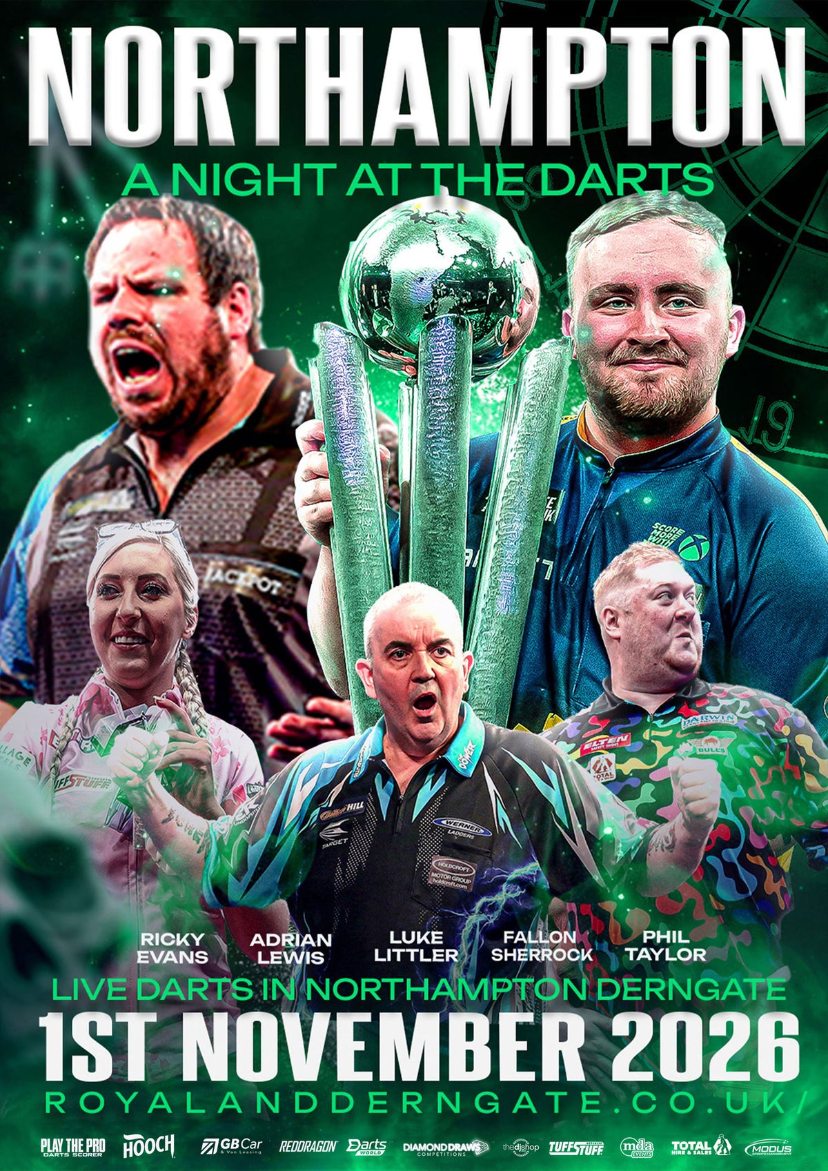 A Night at the Darts Northampton - 1st November 2026