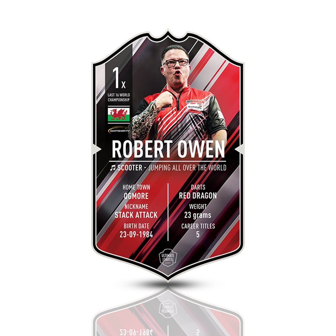 Robert Owen Signed Ultimate Card