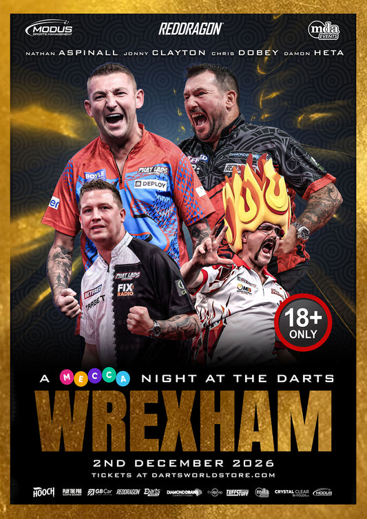 A Night at the Darts Wrexham - 2nd December 2026