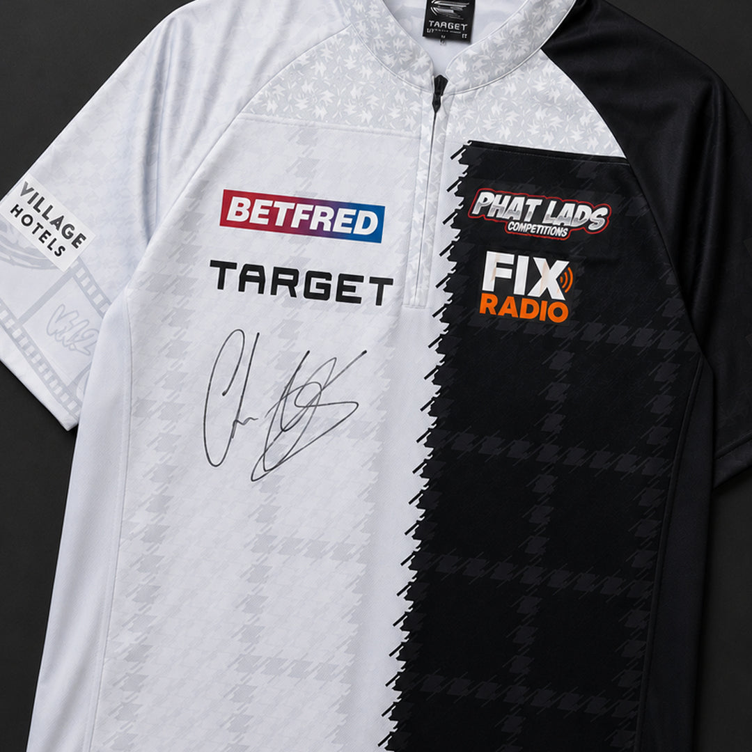 Chris Dobey WMP26 First Round Signed Match Worn Shirt