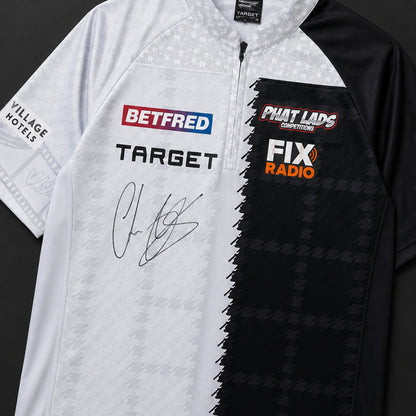 Chris Dobey WMP26 First Round Signed Match Worn Shirt