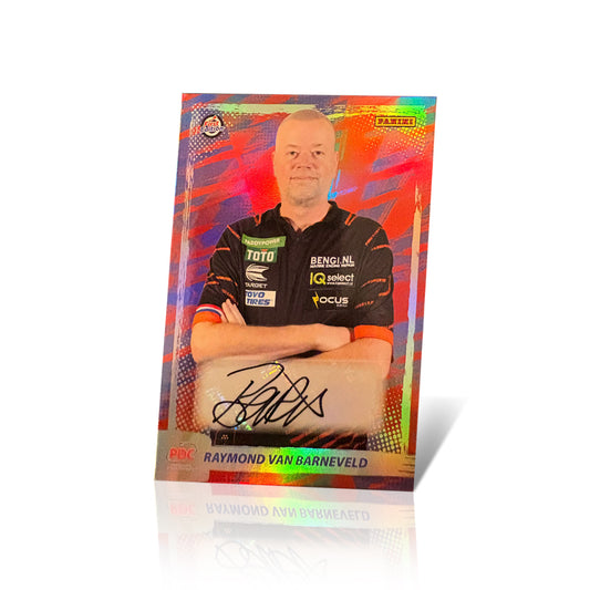 Raymond van Barneveld Autographed First Edition Trading Card