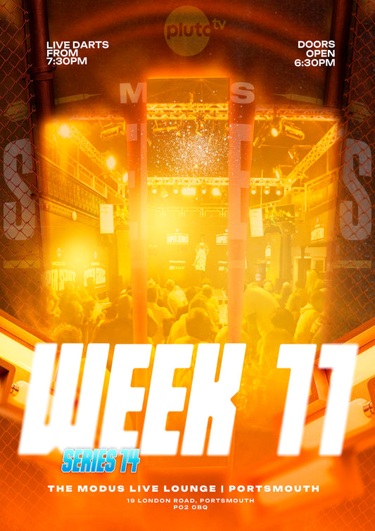 MODUS SUPER SERIES, SERIES 14 WEEK 11: 11th July 2026