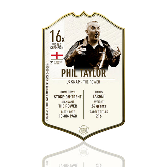 Phil Taylor Signed Ultimate Immortal Card