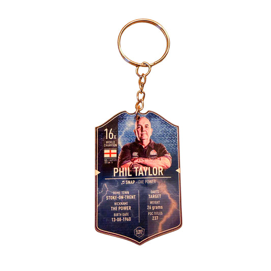 Phil Taylor Ultimate Darts Keychain