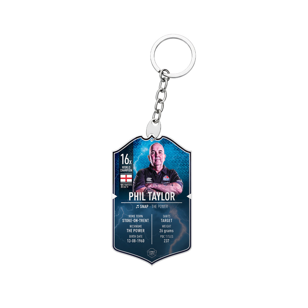 Phil Taylor Ultimate Darts Keychain