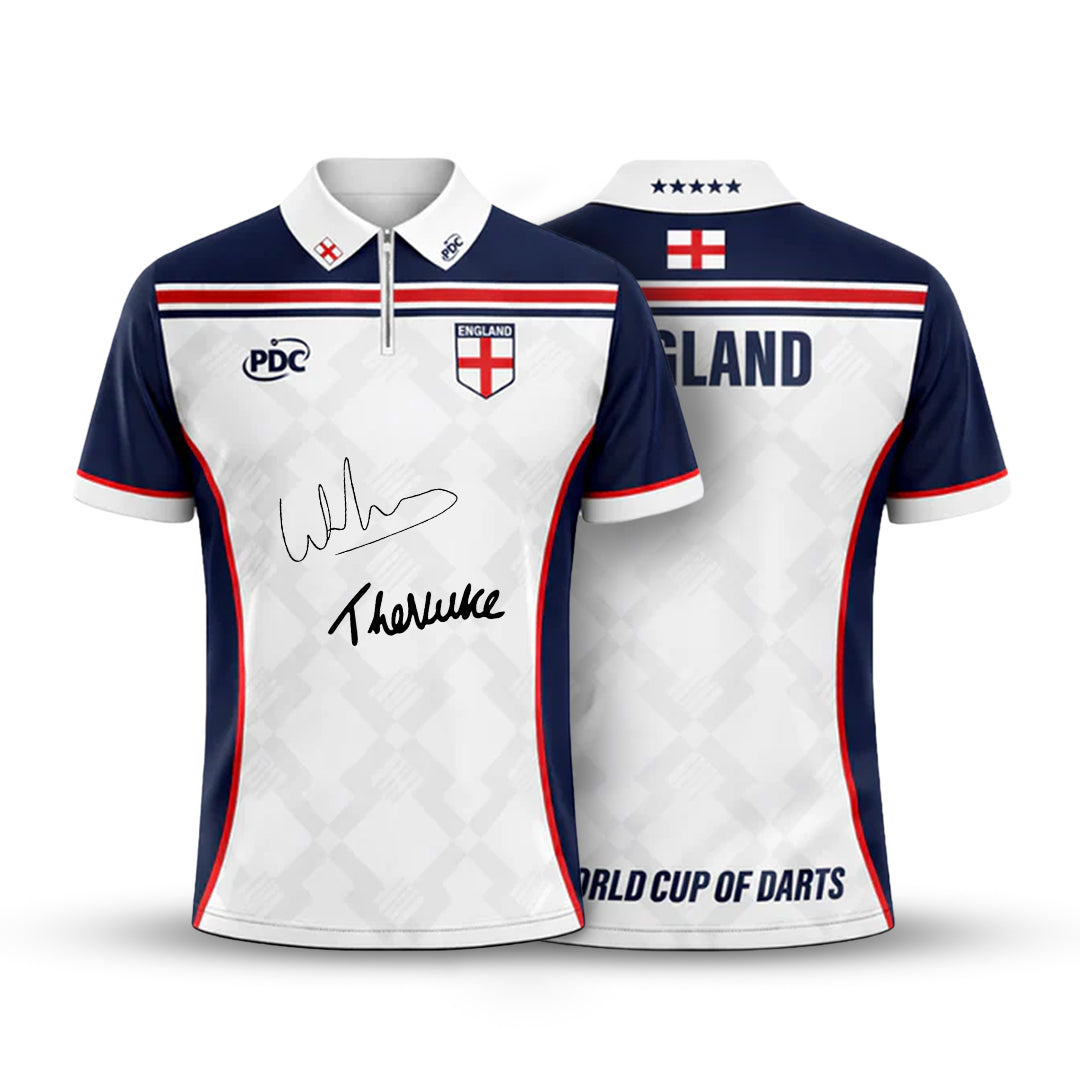 England World Cup of Darts Signed Shirt