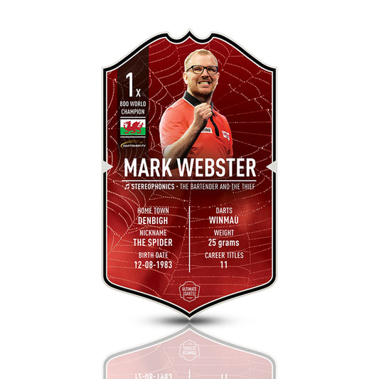 Mark Webster Signed Ultimate Card