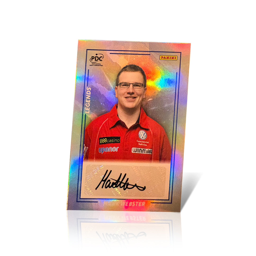Mark Webster Autographed Legends Trading Card